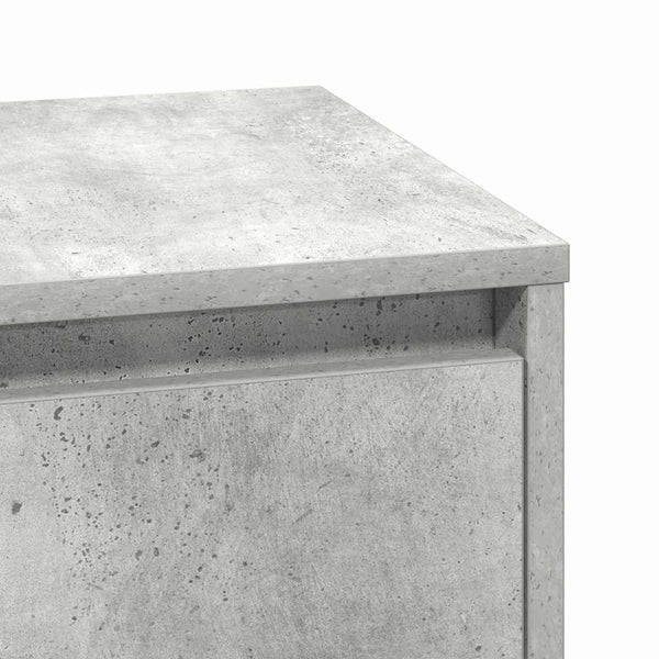 Nachttisch 2er Set Beton Grau
