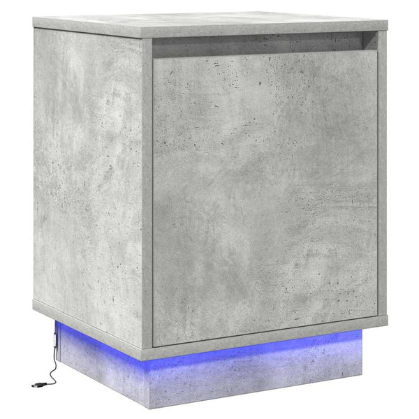 Nachttisch 2er Set Beton Grau