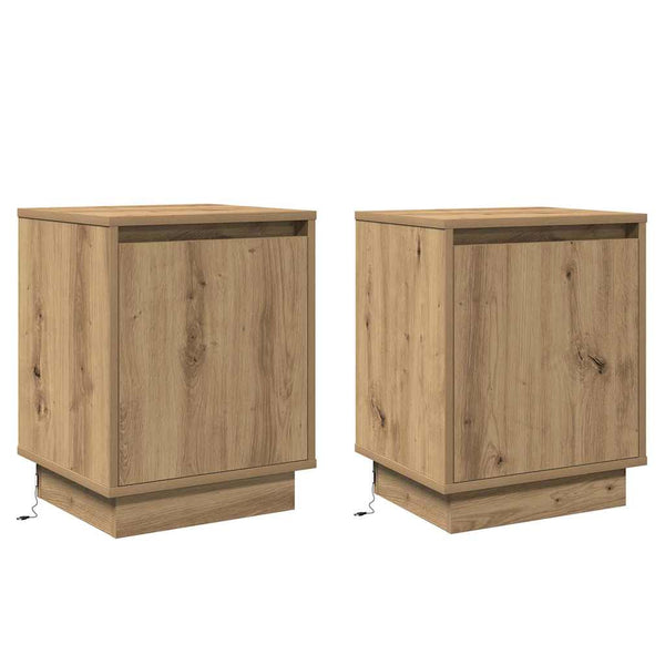 Nachttisch 2er-Set Artisan Eiche