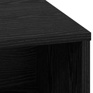LED Sideboard Schwarz Eiche Optik 71 cm