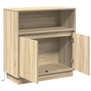 LED Sideboard Sonoma Eiche 71 cm