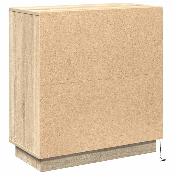 LED Sideboard Sonoma Eiche 71 cm