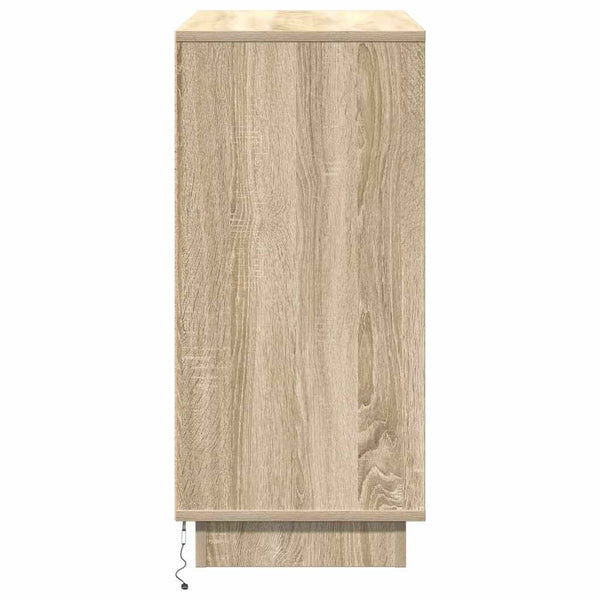 LED Sideboard Sonoma Eiche 71 cm