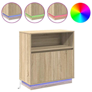 LED Sideboard Sonoma Eiche 71 cm