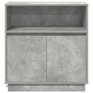 LED Sideboard Betongrau 71x34,5x75cm