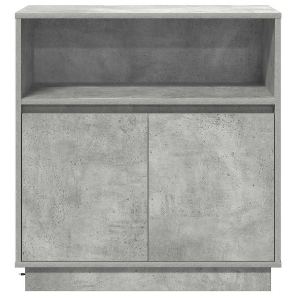 LED Sideboard Betongrau 71x34,5x75cm