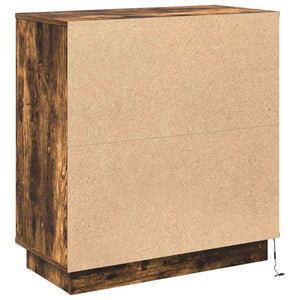 LED Sideboard Geräucherte Eiche 71 cm