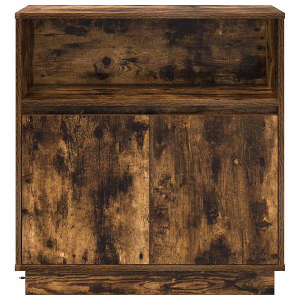 LED Sideboard Geräucherte Eiche 71 cm