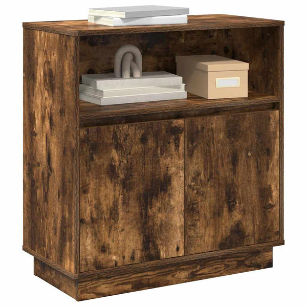 LED Sideboard Geräucherte Eiche 71 cm