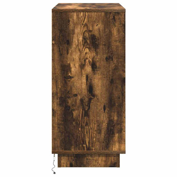 LED Sideboard Geräucherte Eiche 71 cm