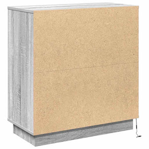 LED Sideboard Grau Sonoma 71x34,5x75cm