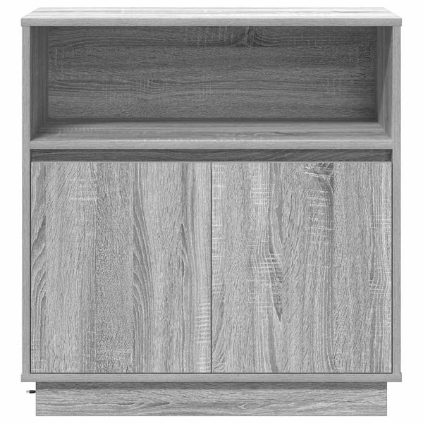 LED Sideboard Grau Sonoma 71x34,5x75cm
