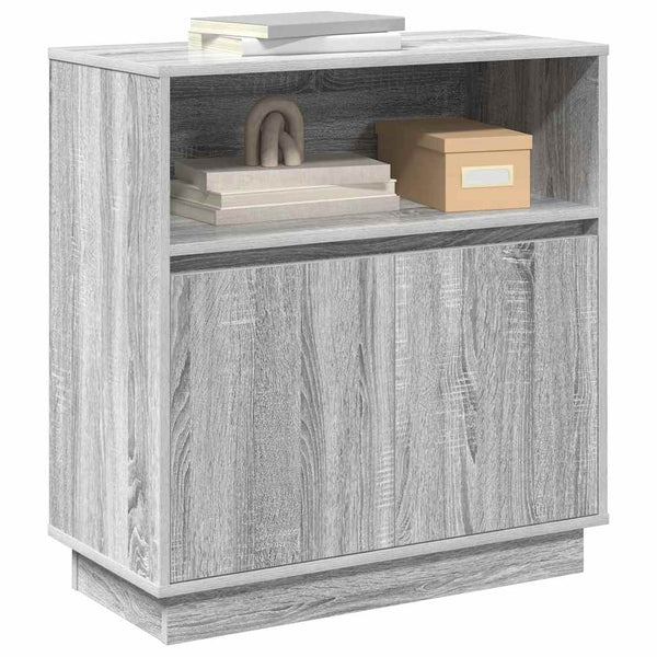 LED Sideboard Grau Sonoma 71x34,5x75cm