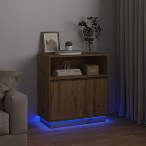 LED Sideboard Artisan Eiche 71 cm