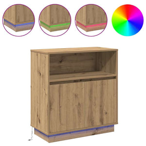 LED Sideboard Artisan Eiche 71 cm