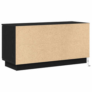 TV-Schrank Schwarz Eichen-Optik 100 cm