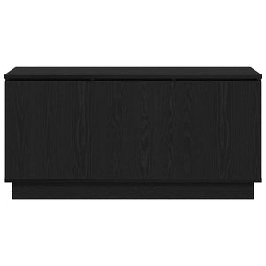TV-Schrank Schwarz Eichen-Optik 100 cm