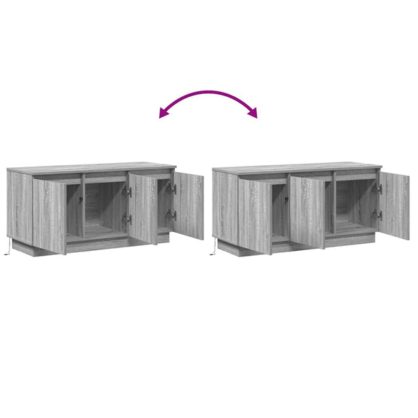 TV-Schrank Grau Sonoma 100 cm