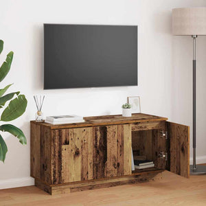 TV-Schrank Altholz 100 cm mit LED