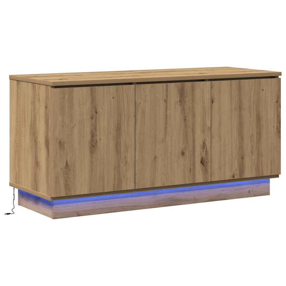 TV-Schrank Artisan Eiche 100cm mit LED