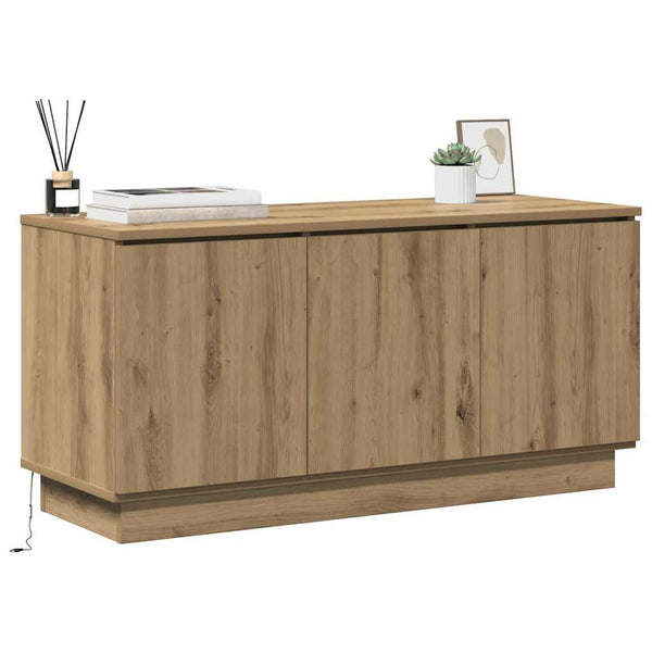 TV-Schrank Artisan Eiche 100cm mit LED
