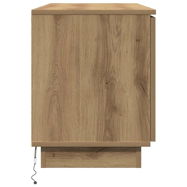 TV-Schrank Artisan Eiche 100cm mit LED