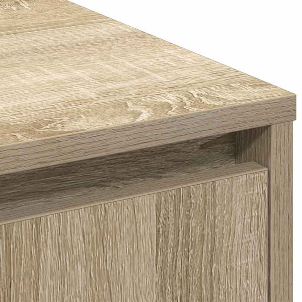 LED Sideboard Sonoma Eiche 90cm