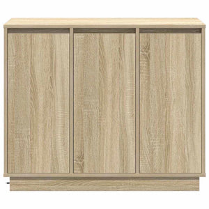 LED Sideboard Sonoma Eiche 90cm