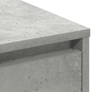 LED Sideboard Beton Grau 90 cm