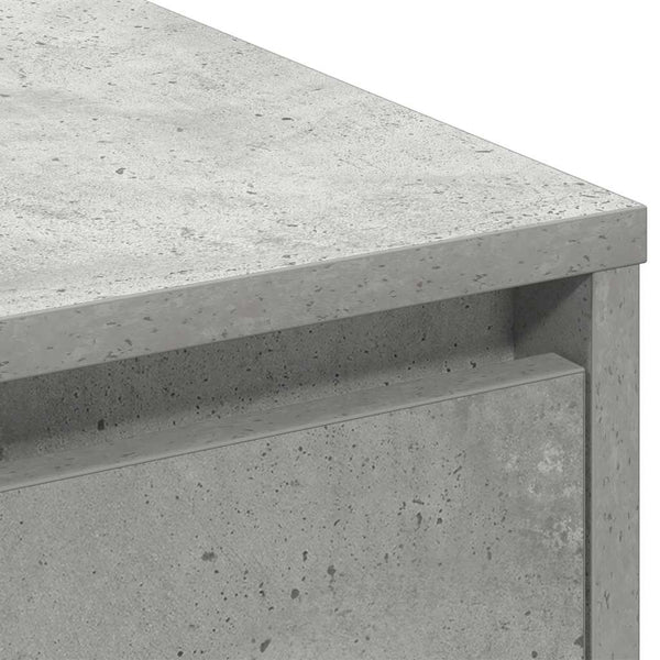 LED Sideboard Beton Grau 90 cm