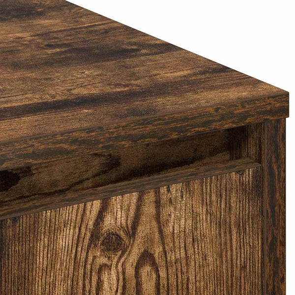 LED Sideboard Geräucherte Eiche 90cm