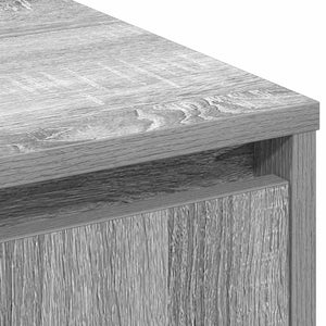 LED Sideboard Grau Sonoma 90 cm