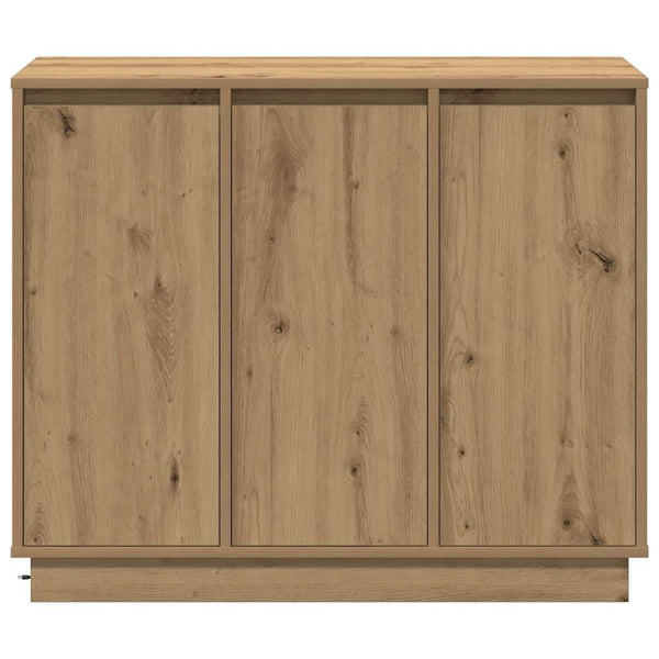 LED Sideboard Artisan Eiche 90cm