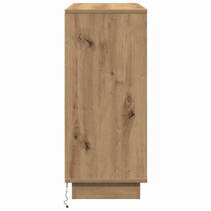LED Sideboard Artisan Eiche 90cm