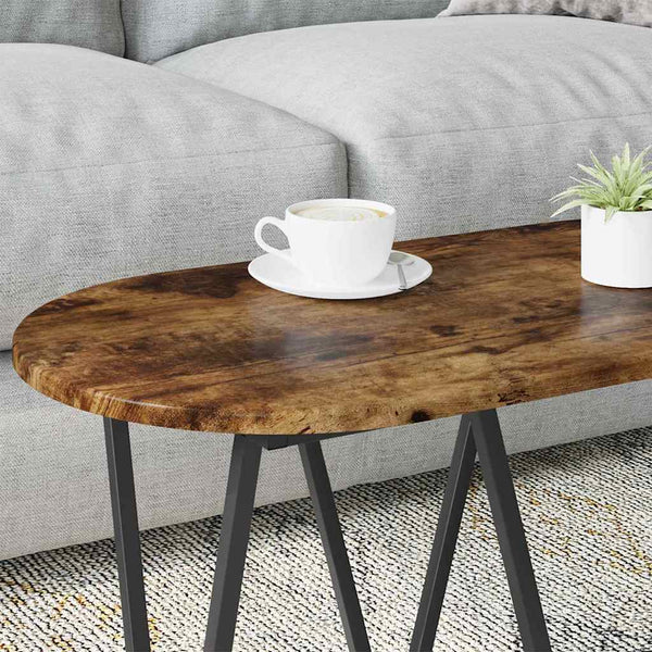 Couchtisch Geräucherte Eiche 80x40 cm