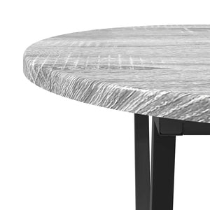 Grauer Couchtisch 80x40 cm