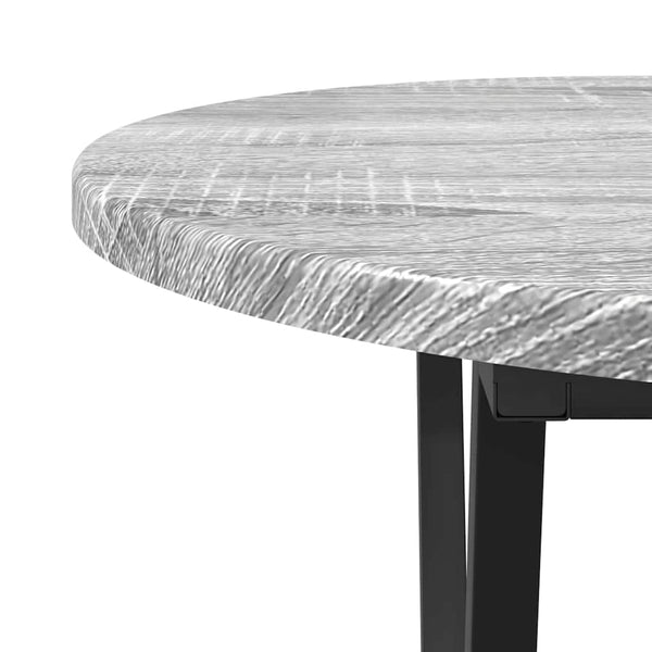 Grauer Couchtisch 80x40 cm