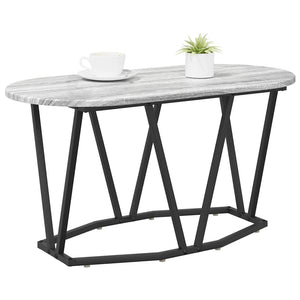 Grauer Couchtisch 80x40 cm