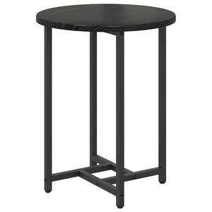 Beistelltisch Set 2er Schwarz Eichenoptik