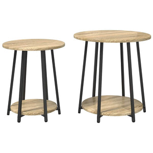 Beistelltisch Set 2er Sonoma Eiche