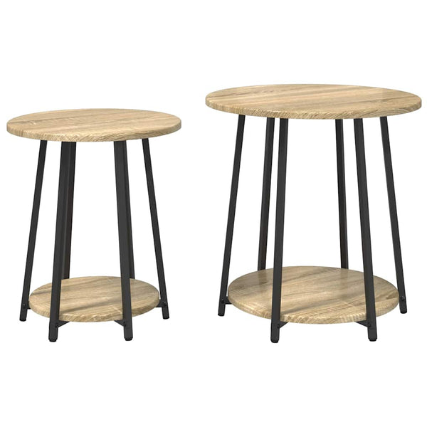 Beistelltisch Set 2er Sonoma Eiche