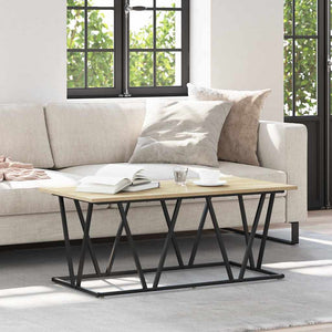 Sonoma Eiche Couchtisch 100x50 cm
