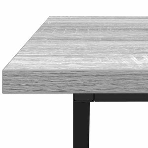 Grauer Couchtisch 100x50 cm