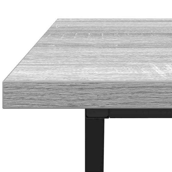 Grauer Couchtisch 100x50 cm