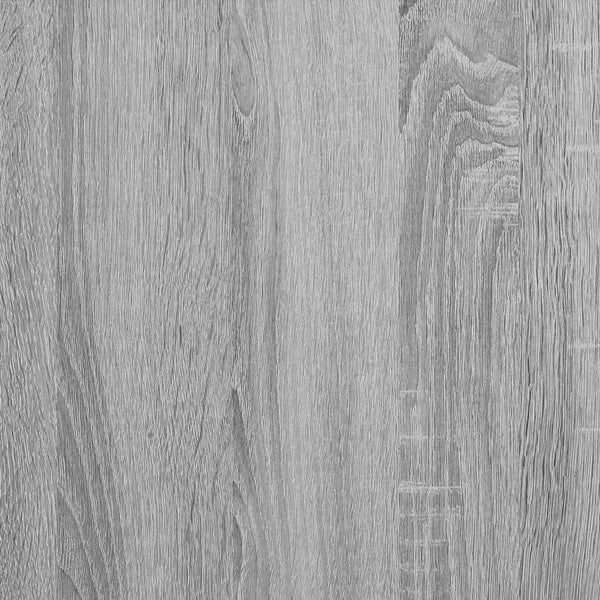Beistelltisch Set Grau mit Regal - 2er