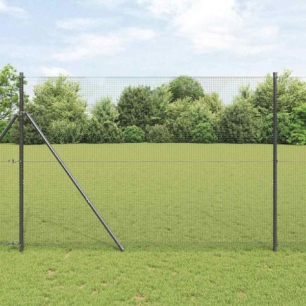 Grauer Zaunpfosten 50 x 1,5 m