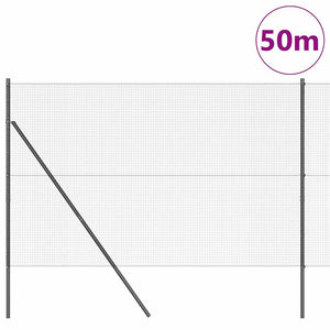 Grauer Zaunpfosten 50 x 1,5 m