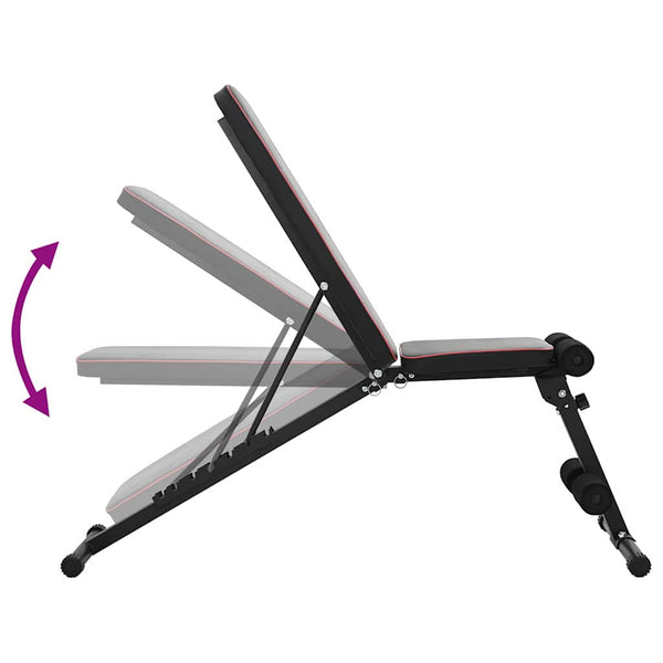 Hantelbank Schwarz, Verstellbar