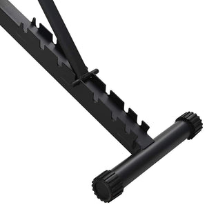 vidaXL Banc de musculation noir 131 x 41 x 100 cm en acier revêtu par poudre
