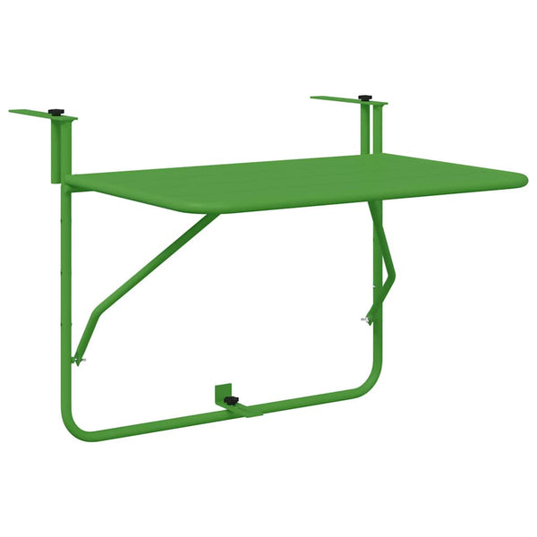 Hängender Balkontisch, Grün, 60cm